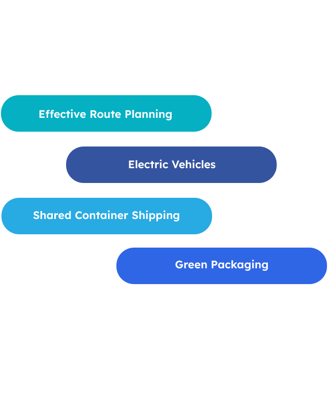 Carbon footprint reduction for logisitics