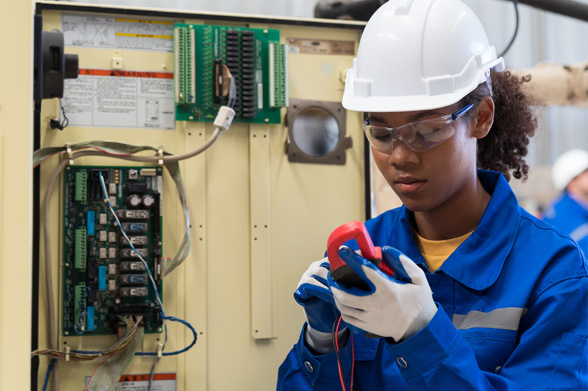 electrician in training